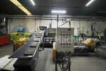 Recycling line for process PE, PP, LDPE, HDPE, TPE,TPV,TPO