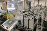 Vacuum bag making machine ELBA SA-V-90. Bag making machine able to produce pouch bags, 3 side sealing bags, and vacuum bags.